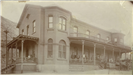 Bisbee; Arizona; Main Street; Tombstone Canyon; Copper Queen Library; Exterior; Porch; Patrons; Wagon