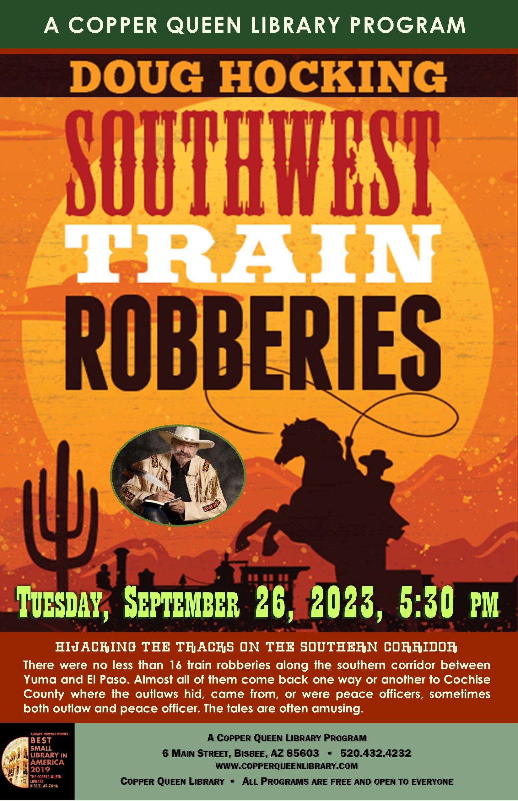 CQL DOUG HOCKING TRAIN ROBBERIES 9.26.2023