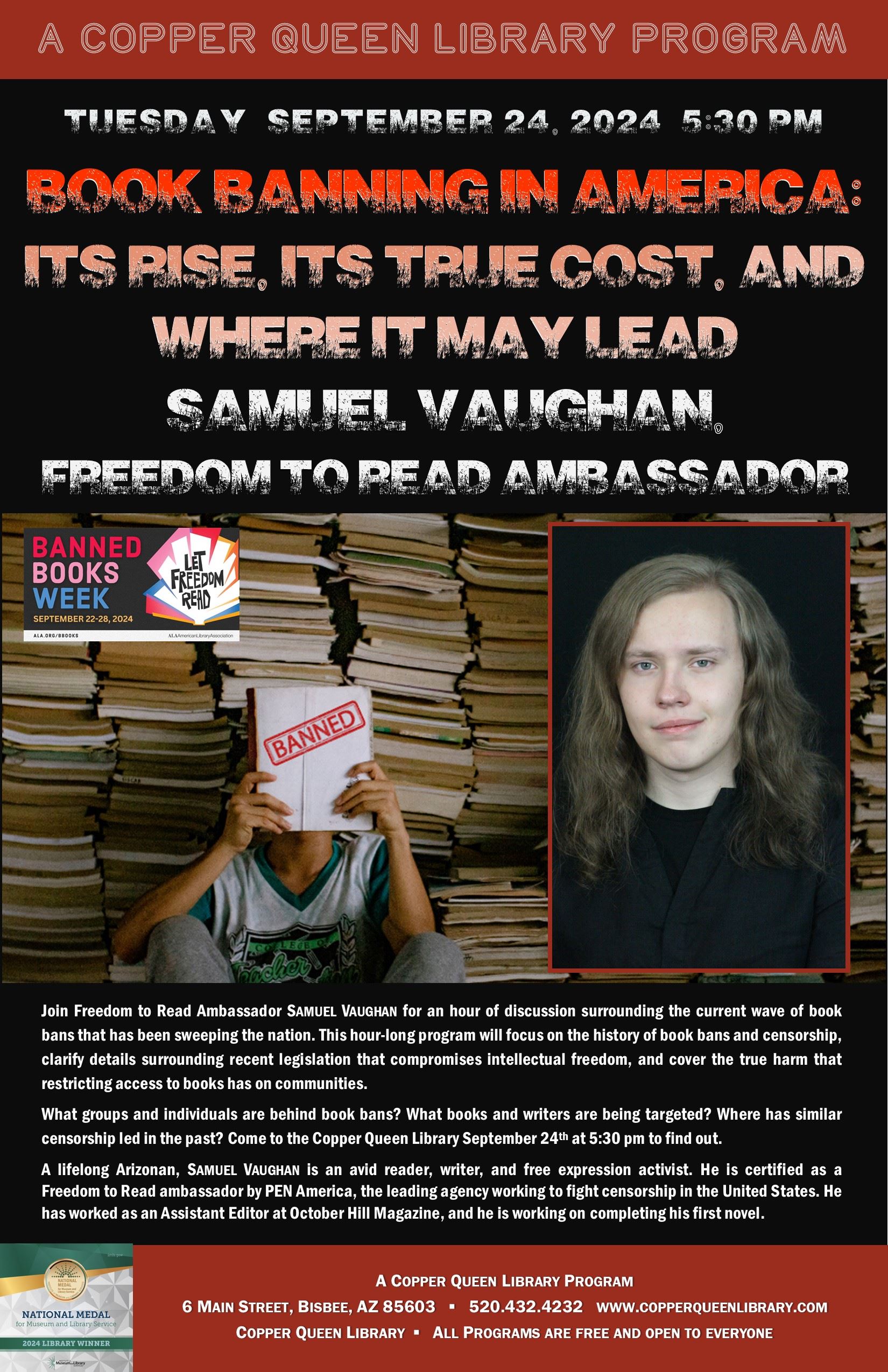 CQL SAM VAUGHAN BOOKBANNING IN AMERICA 9.24.2024