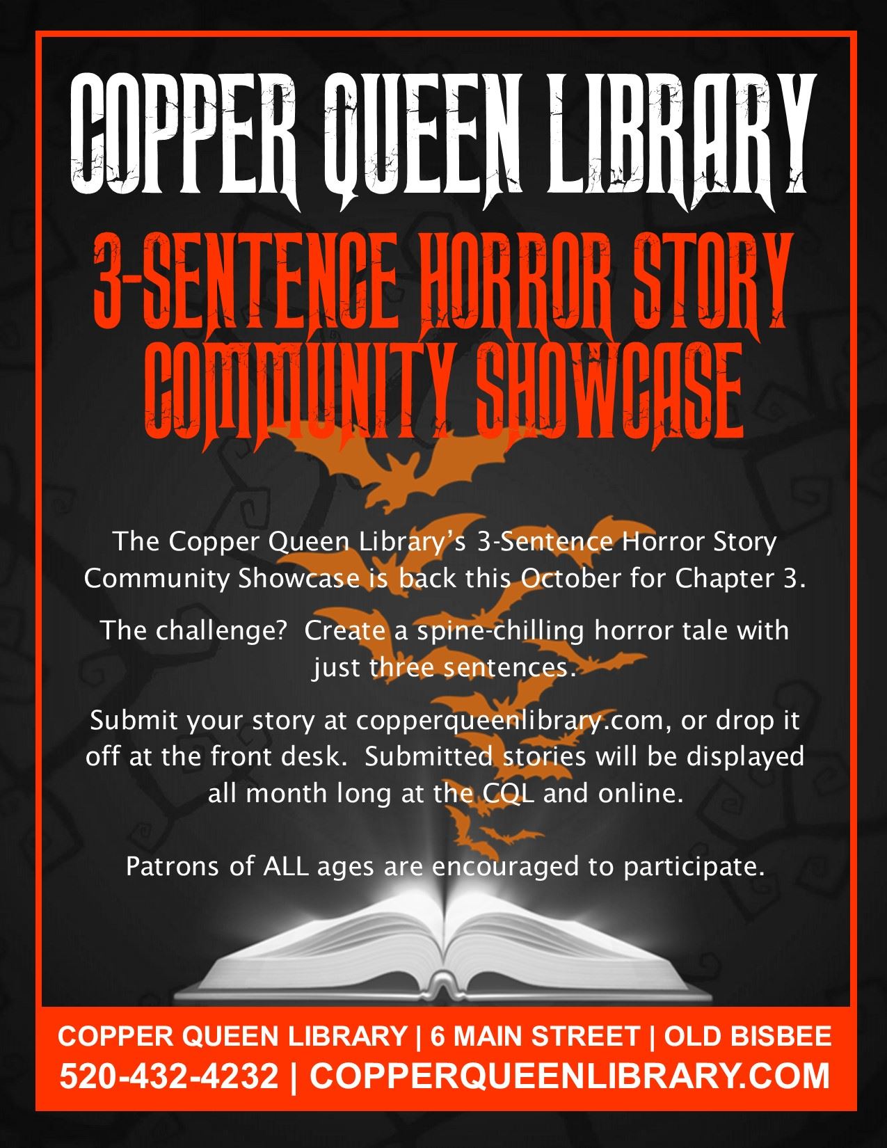 3-Sentence Horror Story Poster 2024