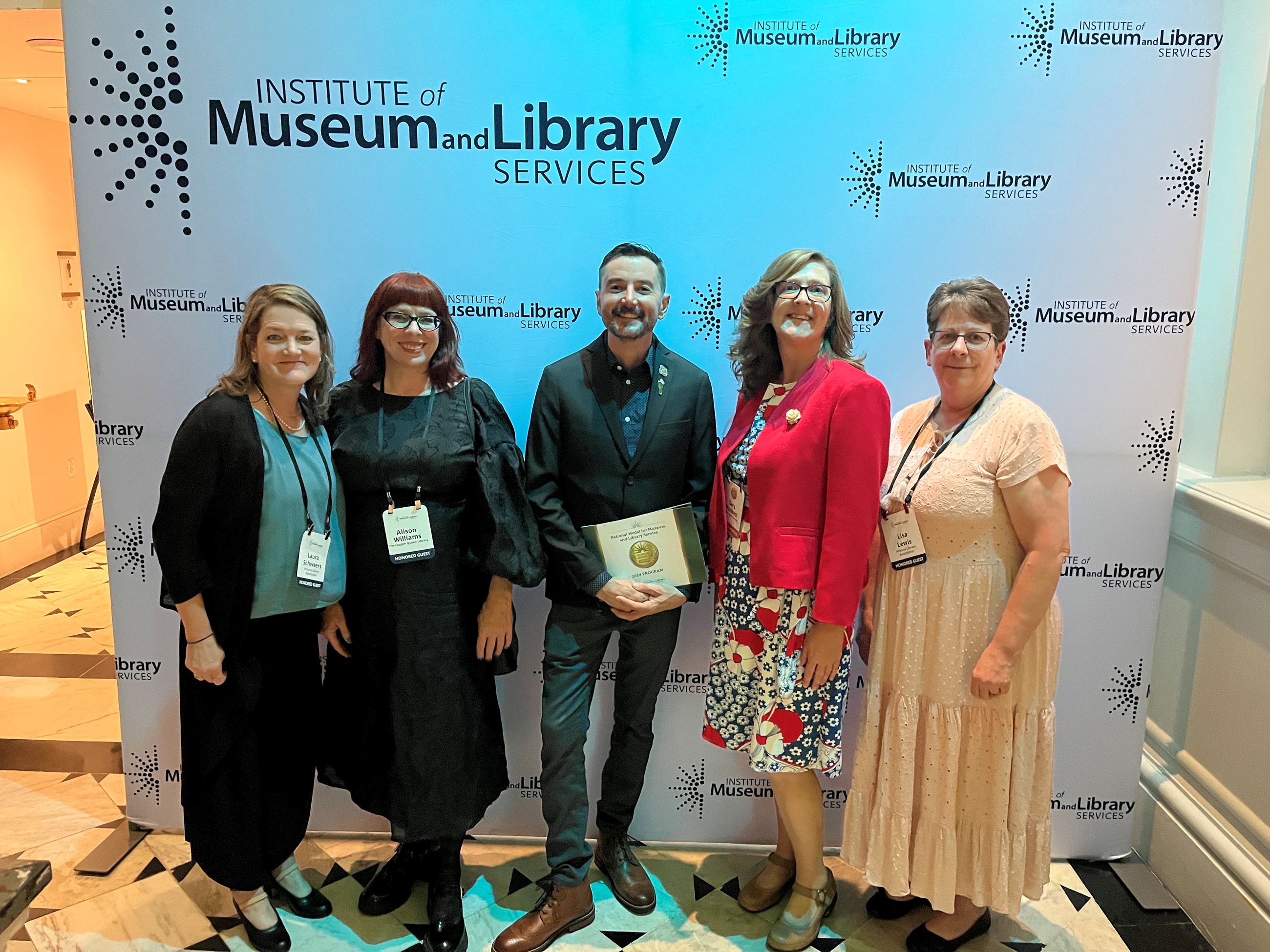 Laura, Alison, Jason, Sara and Lisa at the Ceremony