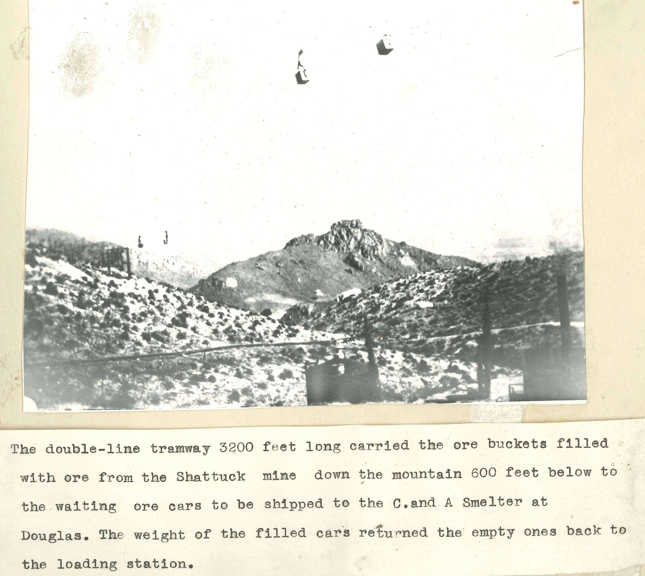 Tramway; Bisbee; Arizona; Calumet and Arizona; Copper mining