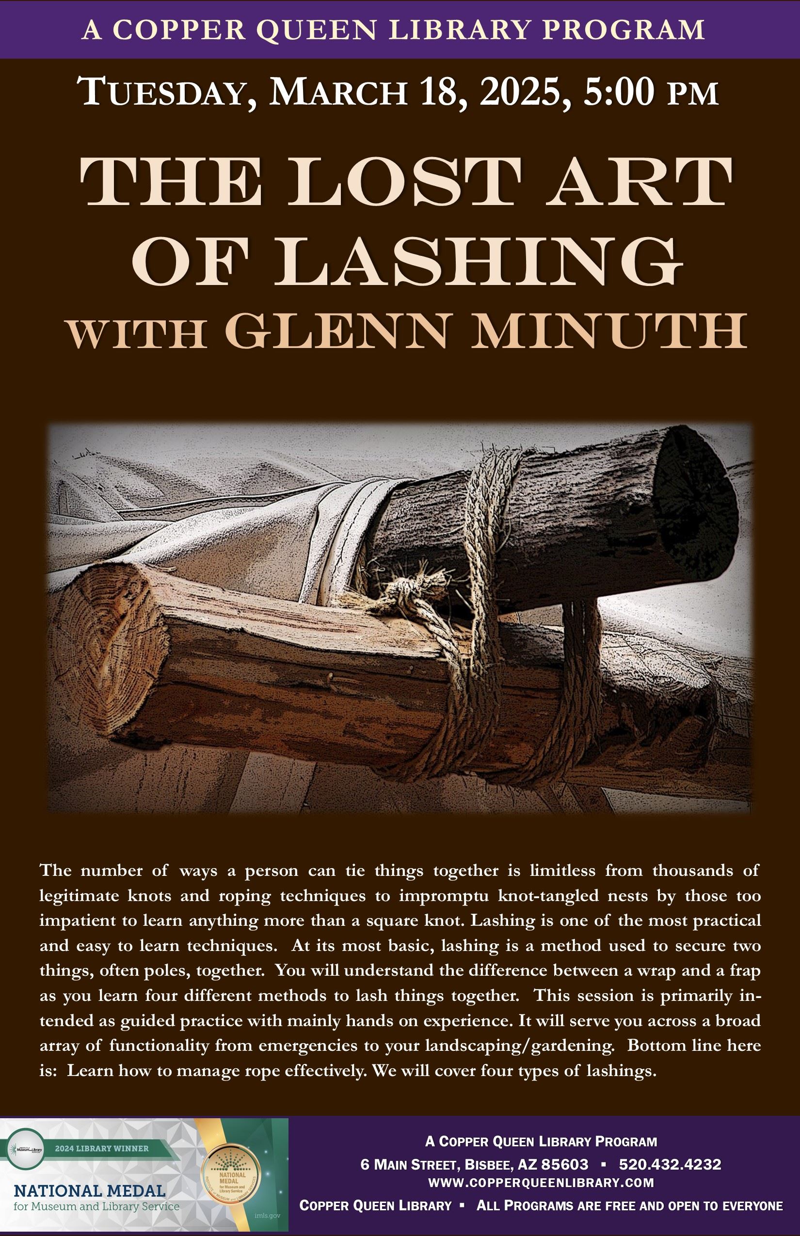 CQL CQL GLENN MINUTH LOST ART OF LASHING 3.18.2025
