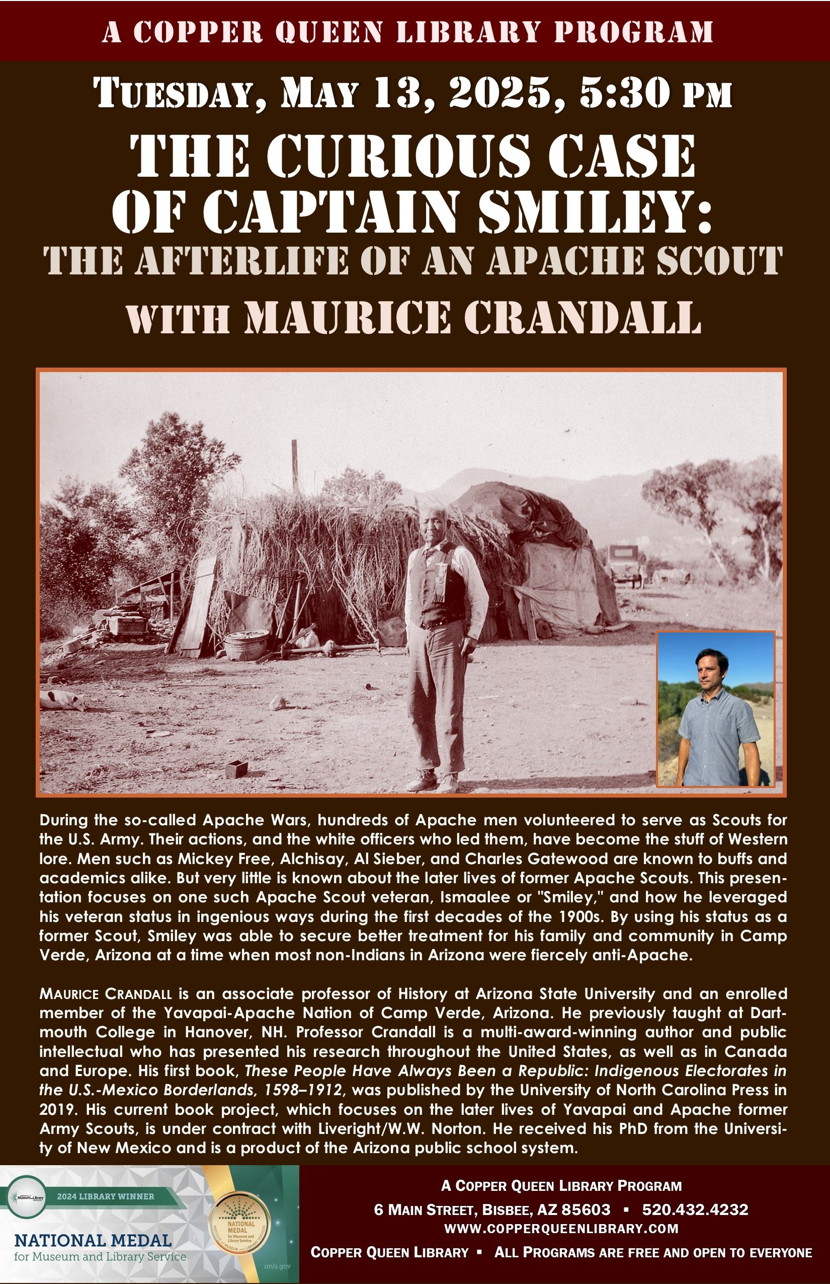 CQL MAURICE CRANDALL CURIOUS CASE OF CAPT SMILEY