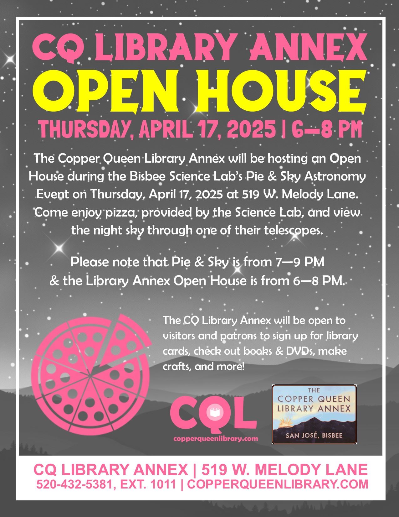 Annex Open House Poster 4.2025
