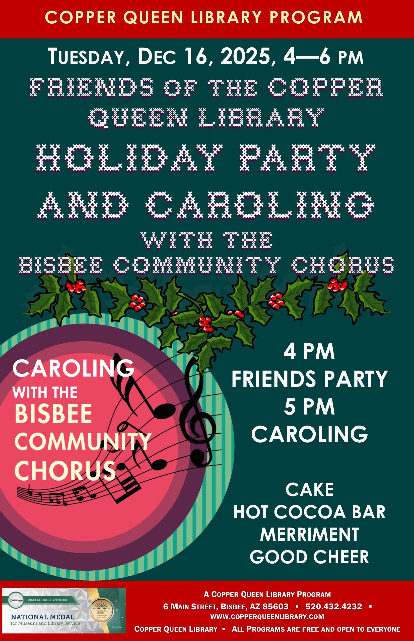 CQL FRIENDS PARTY AND CHORUS 12.16.2025