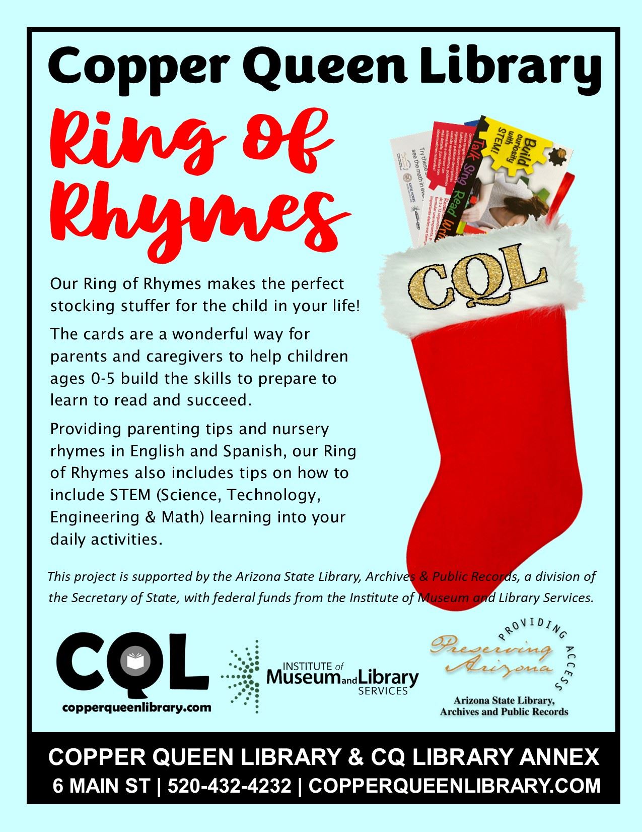 Ring of Rhymes Holiday Poster 2025