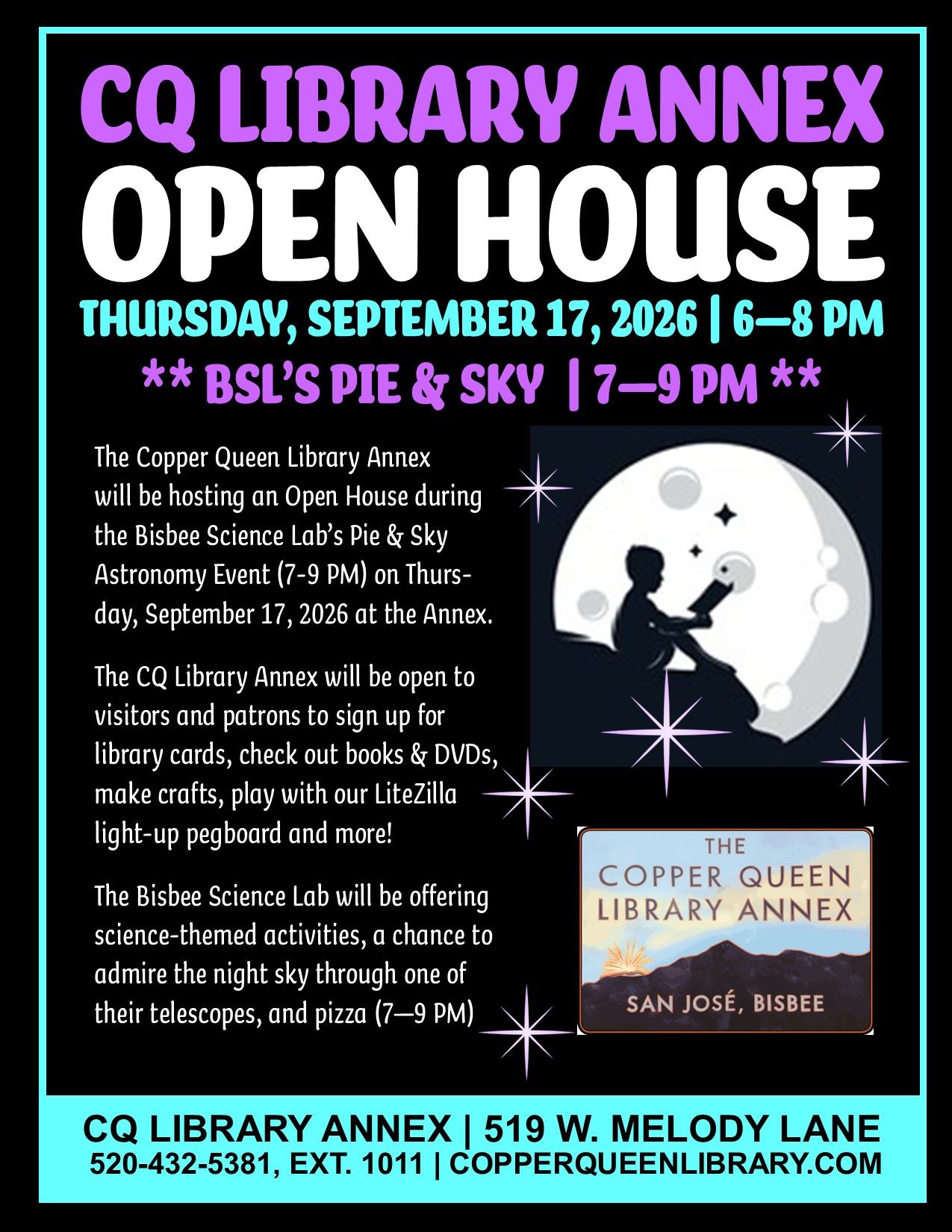 Annex Open House September 2026 Poster