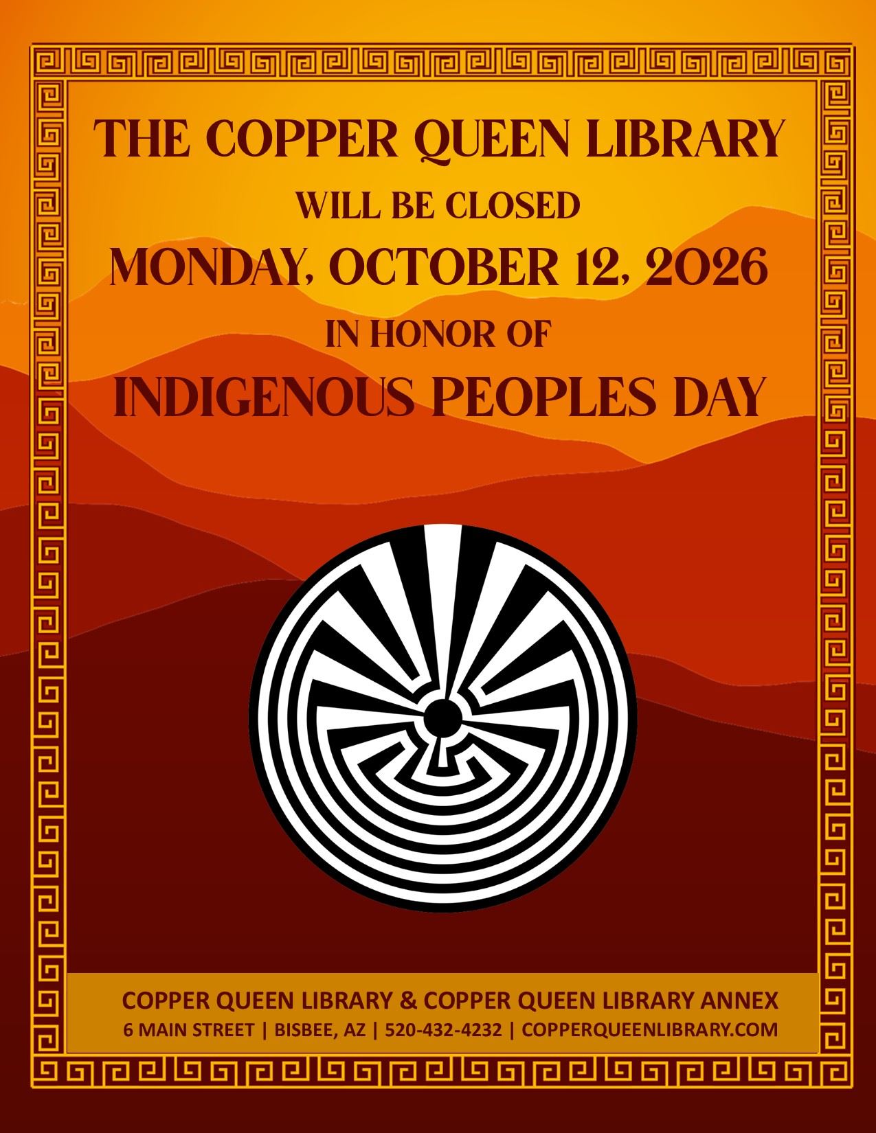 Closed Indigenous Peoples Day