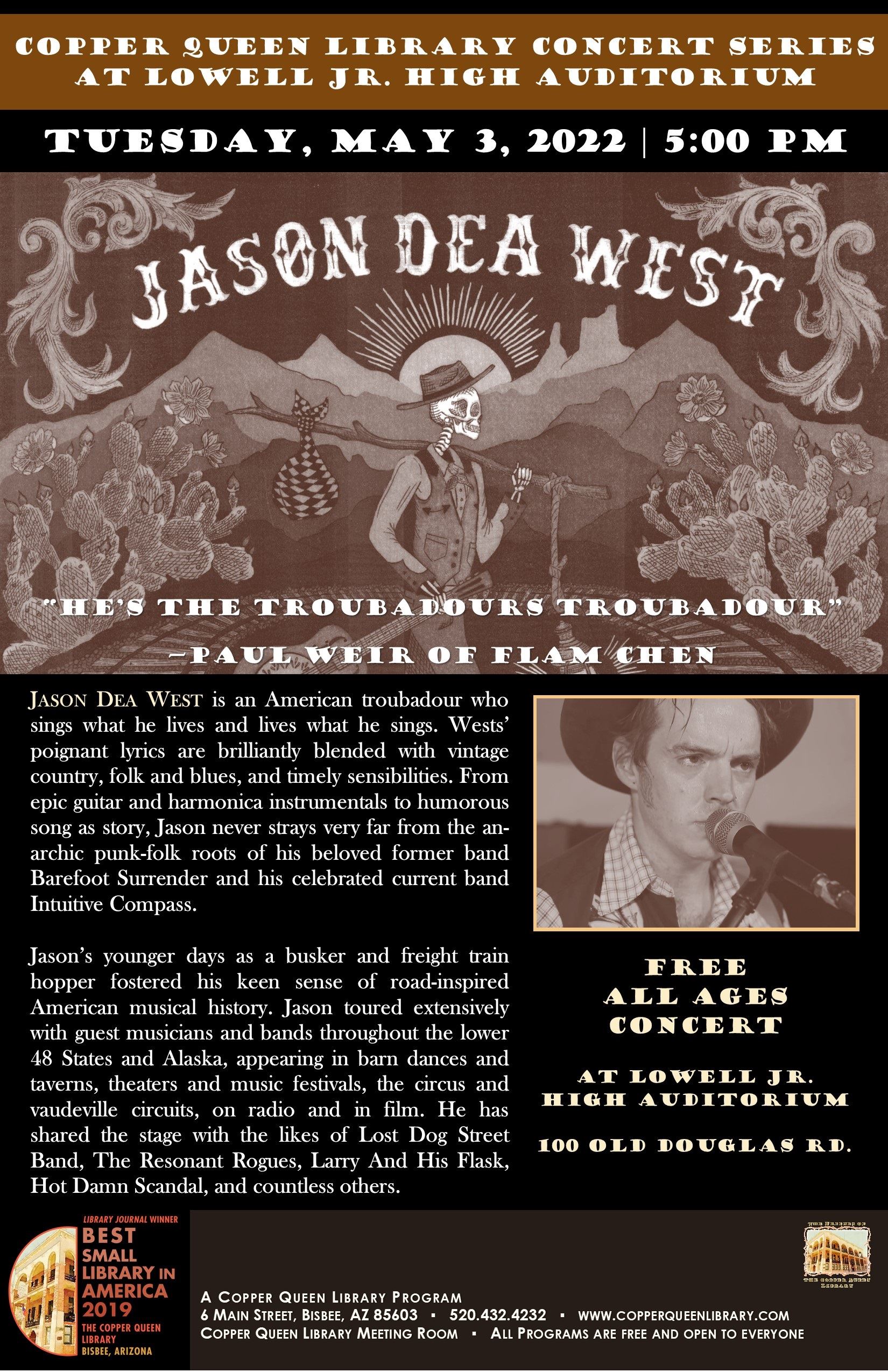 CQL JASON DEA WEST LOWELL CONCERT 5.3.2022 11 X 17