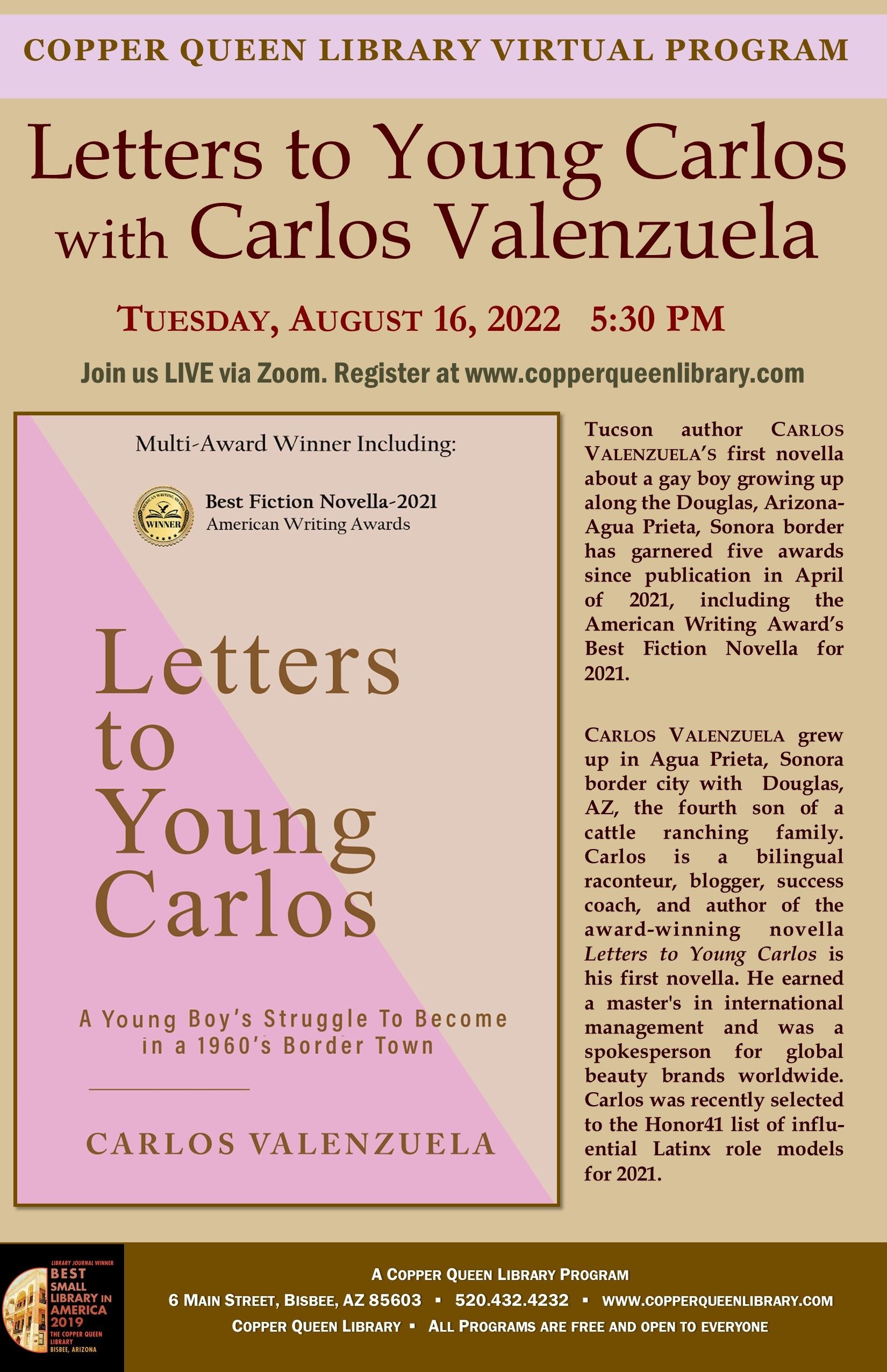 CQL CARLOS VALENZUELA LETTERS 8.16.2022 11 X 17