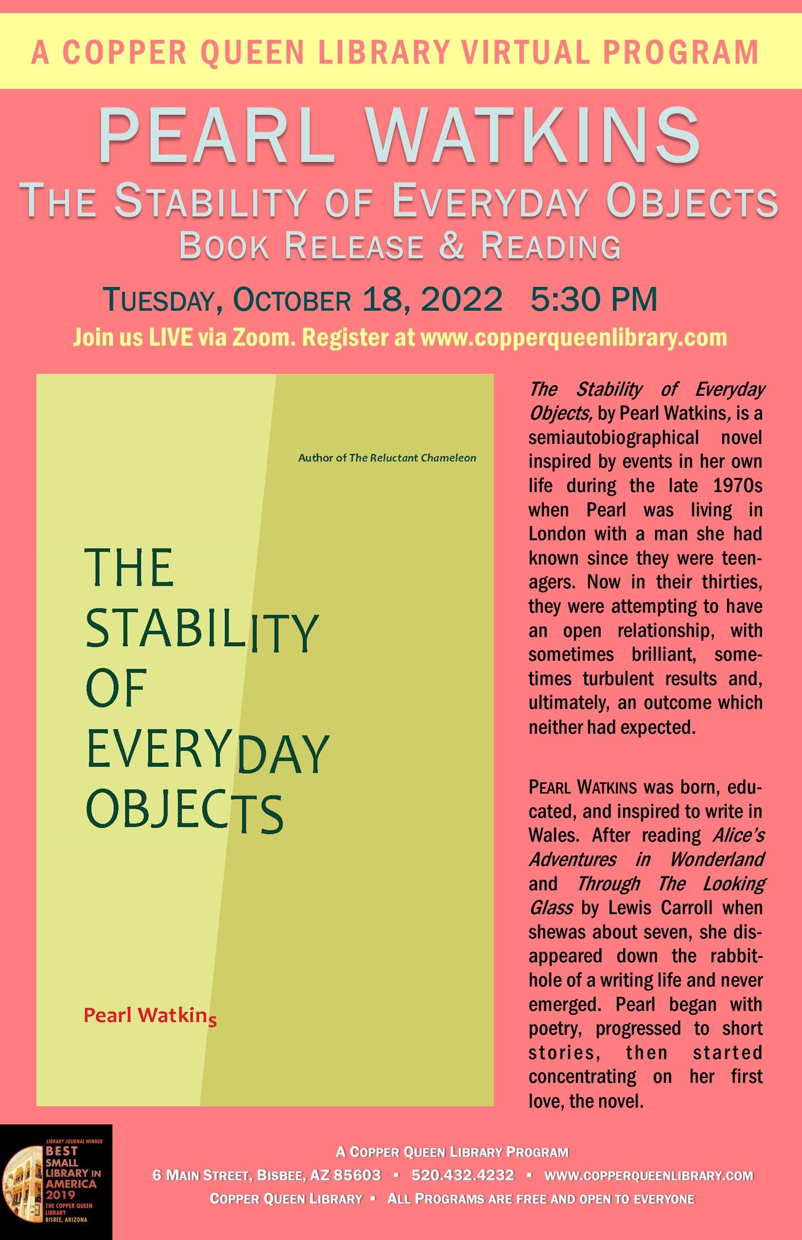 CQL PEARL WATKINS STABILITY OF EVERYDAY OBJECTS 2022