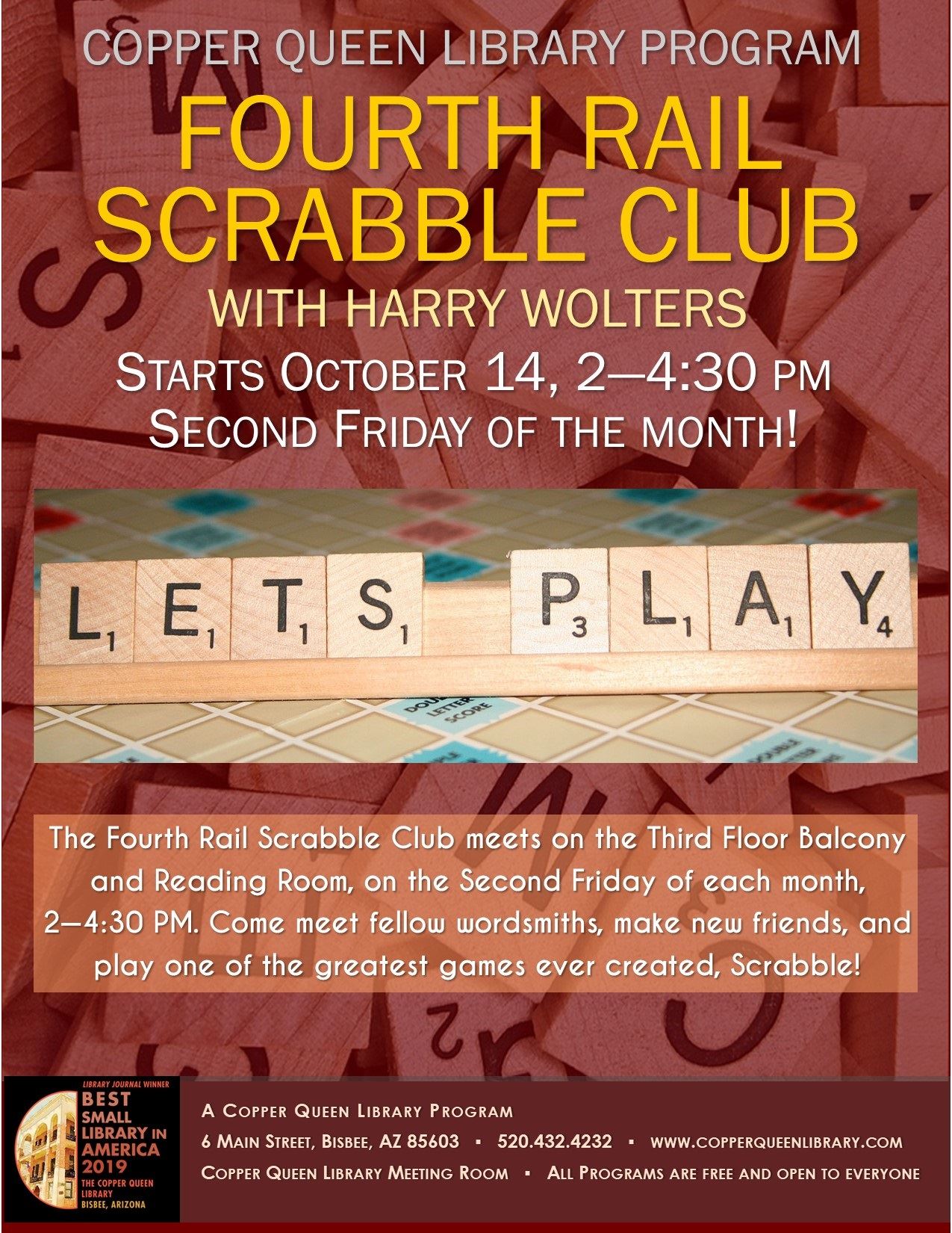 Scabble Club Poster 2022