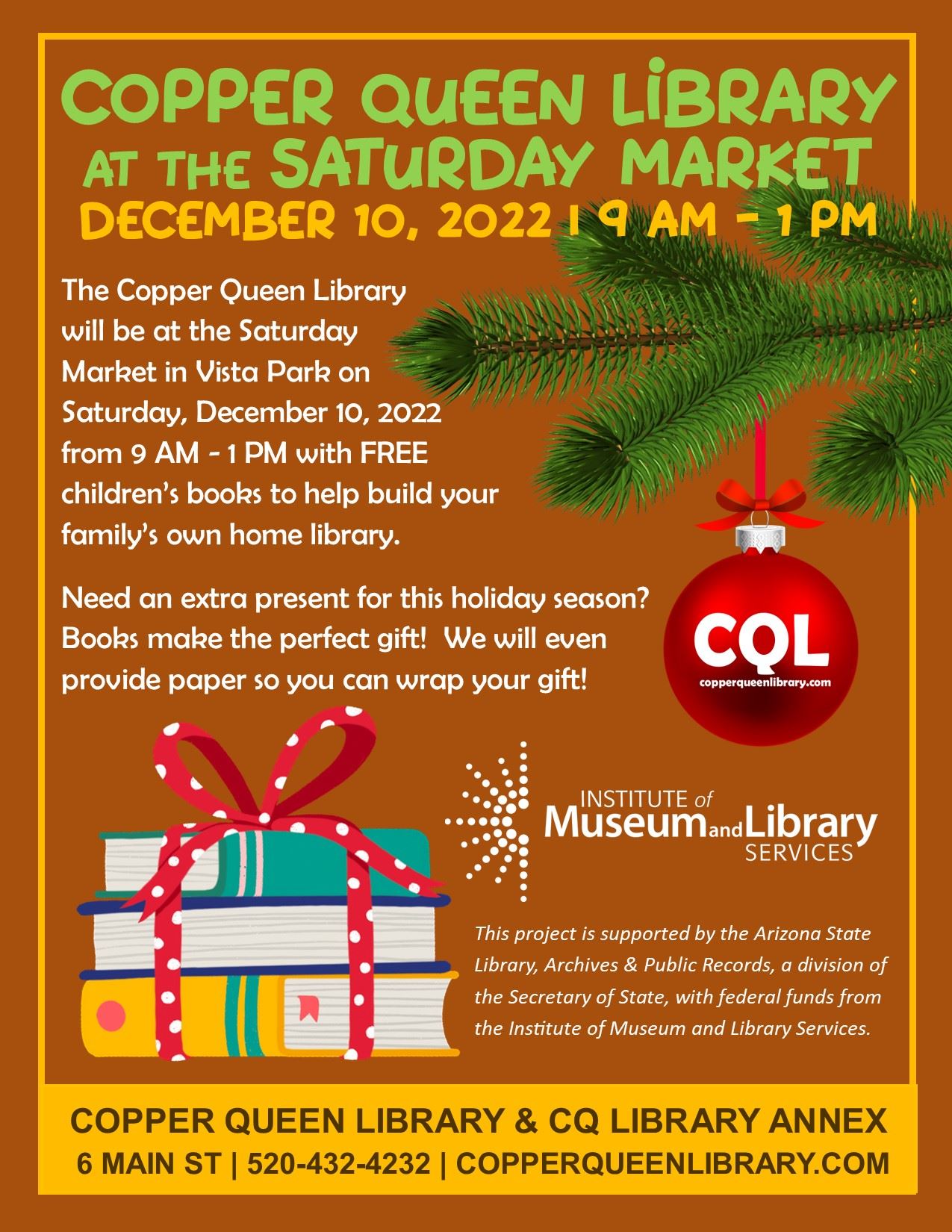 Saturday Market Poster 12.2022