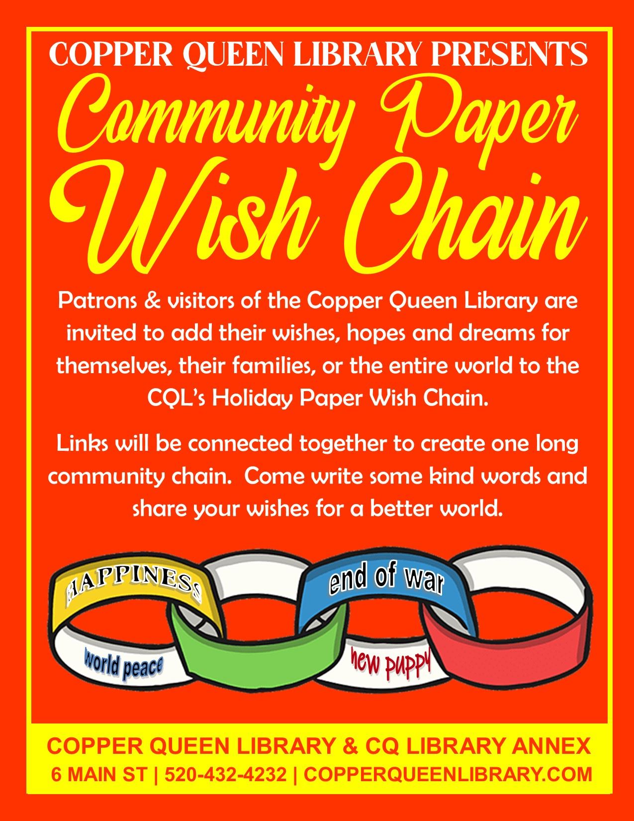 Holiday Wish Chain Poster 2022